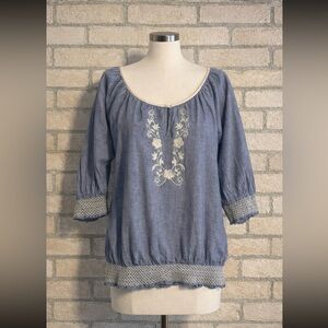 Zara with floral embroidery